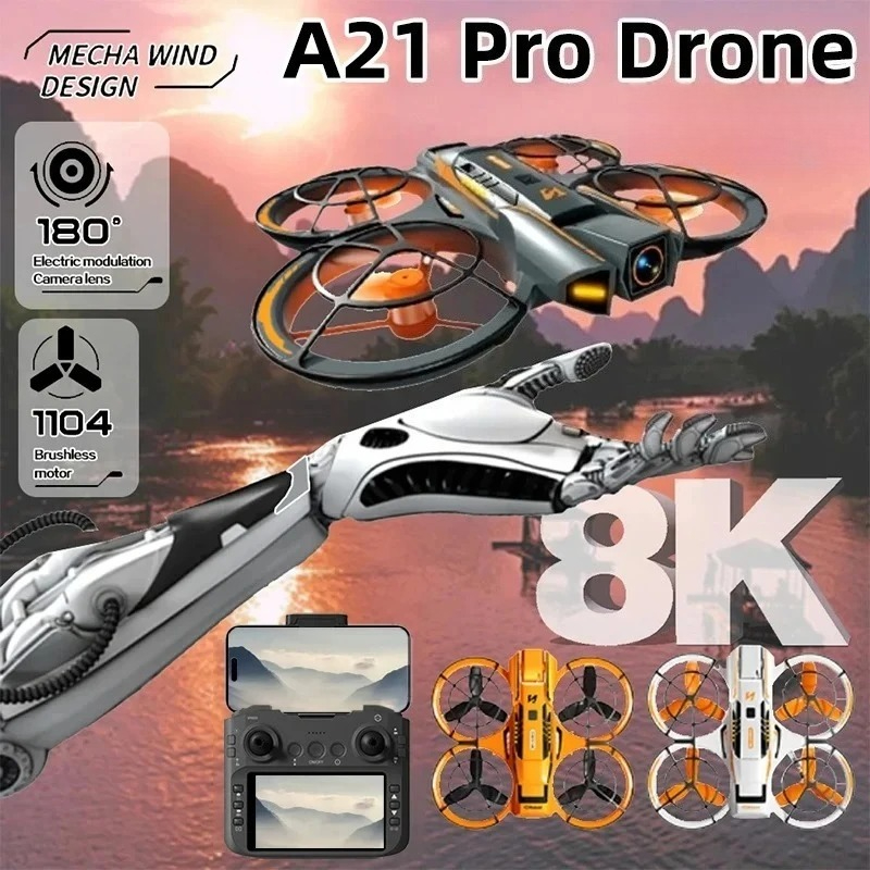 Drone Surveying - Оригинальный дрон A21 Pro 4K Professional
