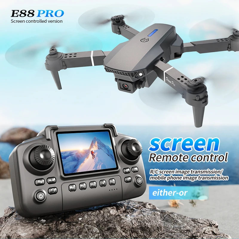 Drone Cinematic - Профессиональный дрон E88 PRO с экраном