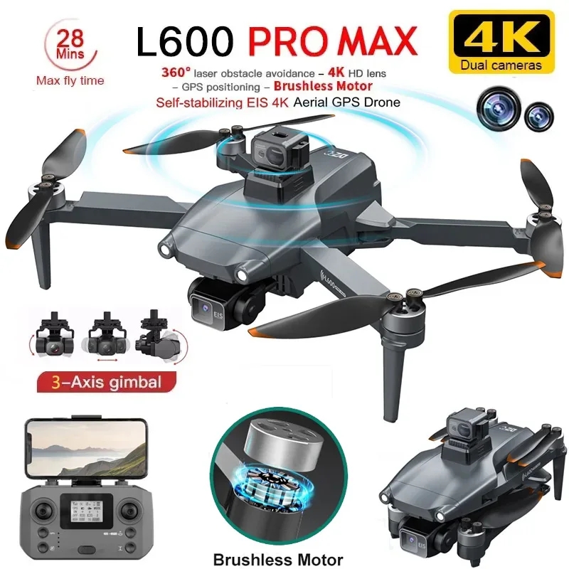 Drone Mapping - L600 PRO MAX GPS Дрон Профессиональный
