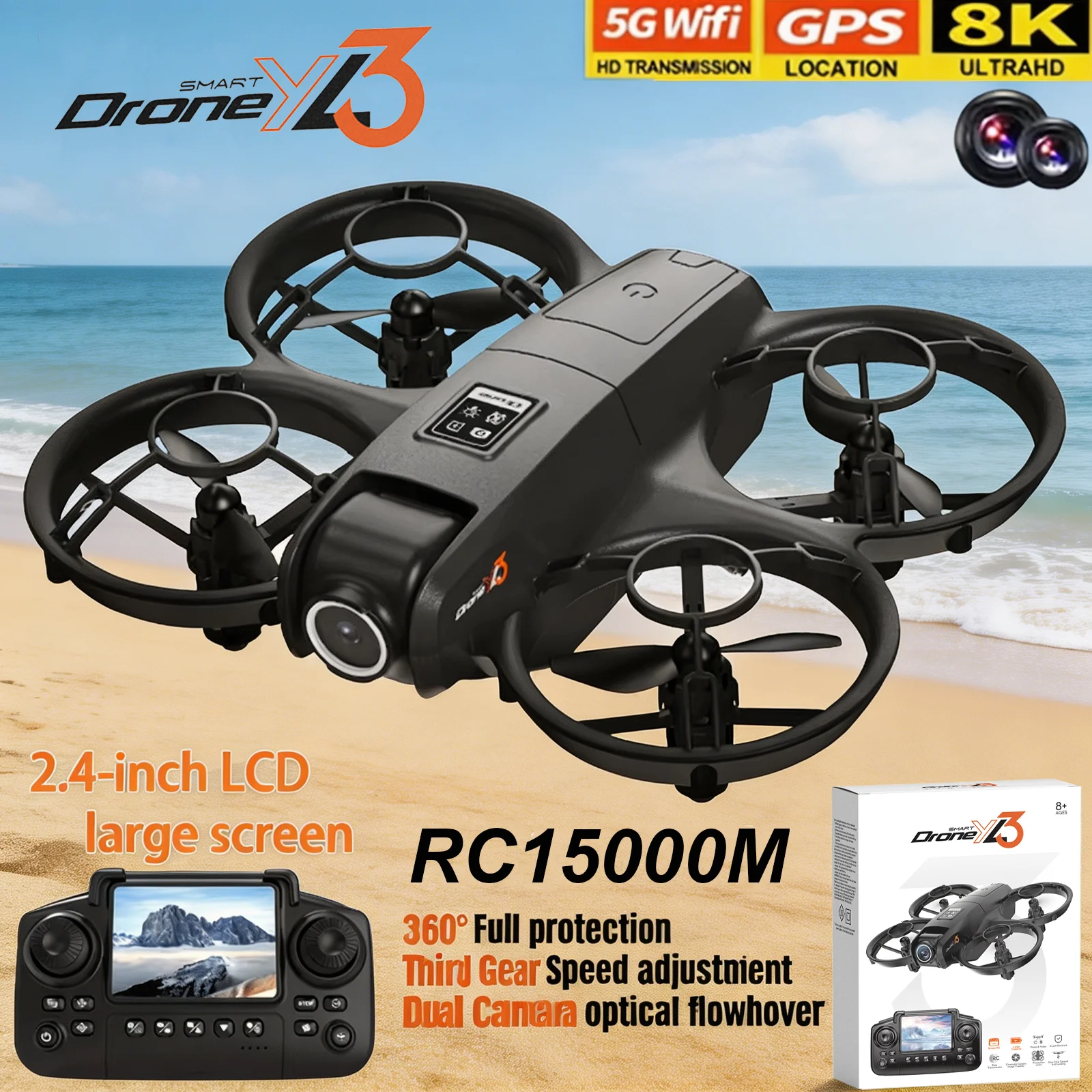 Drone Mapping - Новый радиоуправляемый дрон YL3 с камерами