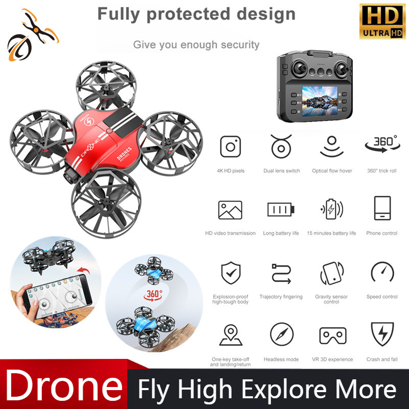 Drone Cinematic - НОВЫЙ мини-дрон 812PRO для профессии HD-воздушный