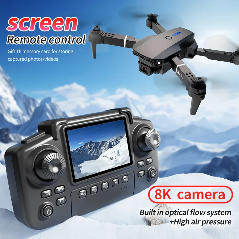 Профессиональный дрон E88 PRO  – обзор и цена Drone Cinematic