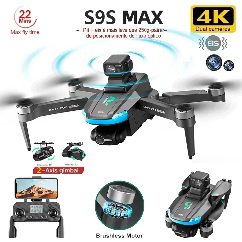 НОВЫЙ S9S MAX MINI Drone 4K 2- – обзор и цена Drone Mapping